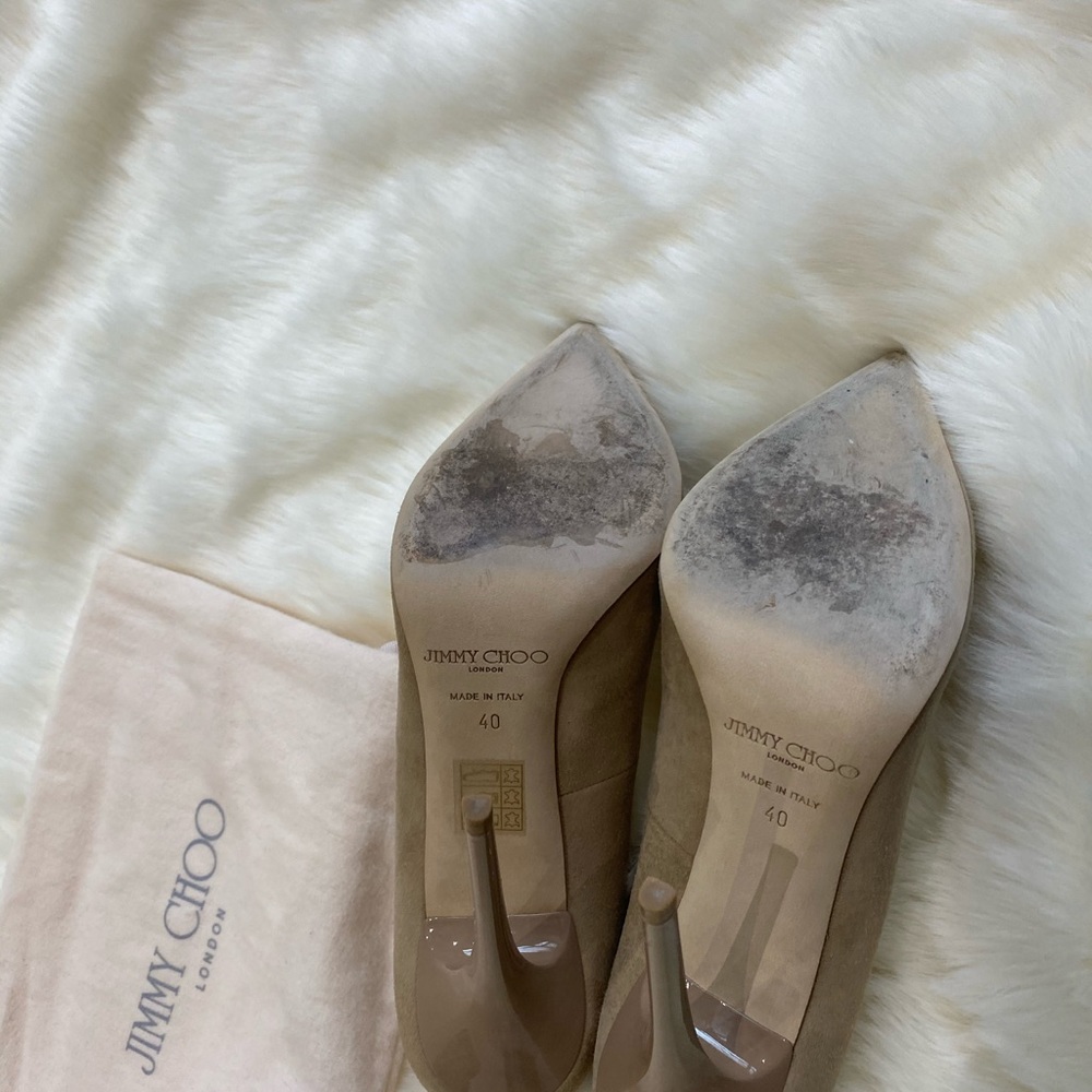 Jimmy Choo Anouk in Nude SZ 40 - Picture 5 of 8